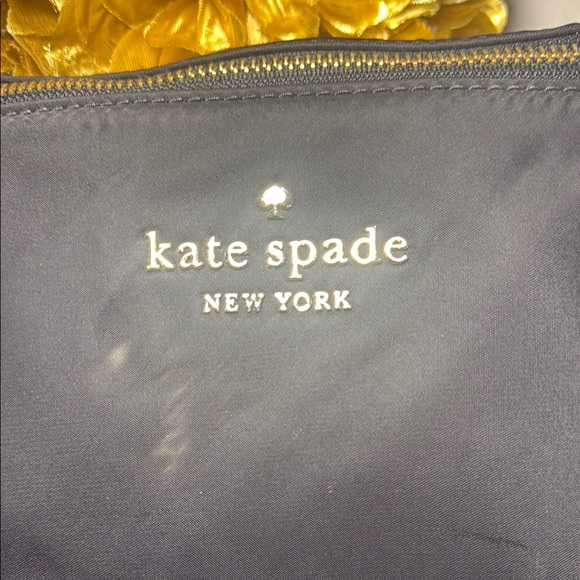 Kate Spade Black Tote with Gold Accents - Picture 3 of 12